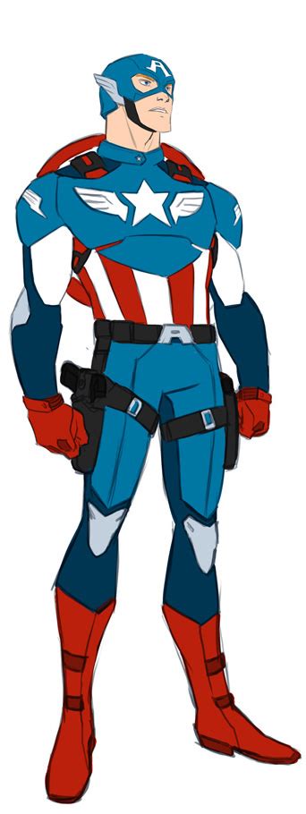 Fashion And Action Captain America Costume Re Design By Samir Barrett