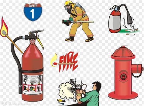 Fire Extinguisher Firefighter Firefighting Alarm System Control Panel PNG Image PNGHERO