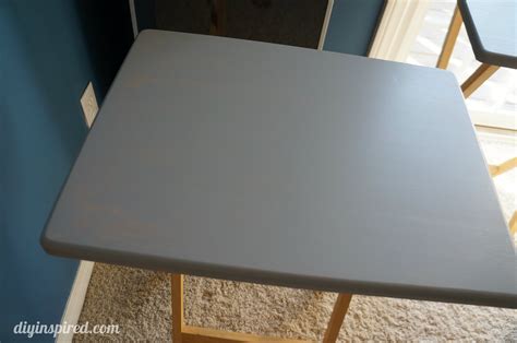Today we are all about convenience and we enjoy products that provide us with solutions that increase this convenience. TV Tray Table Upcycle - DIY Inspired