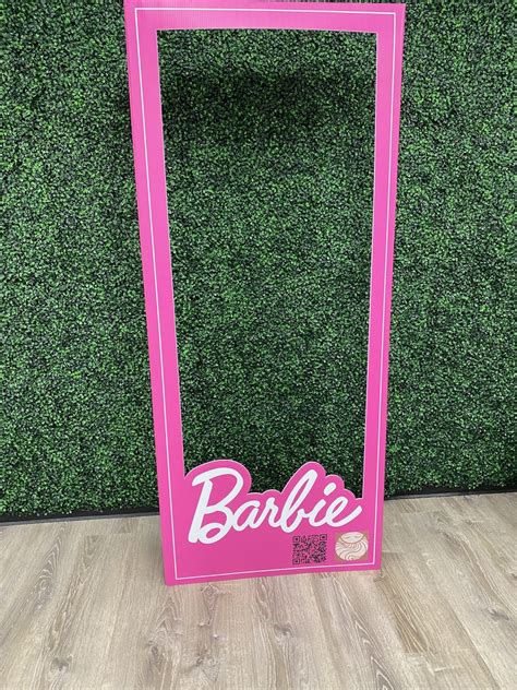 Barbie Box Photo Booth 6 Feet Tall Customized With Logoqr Code Etsy