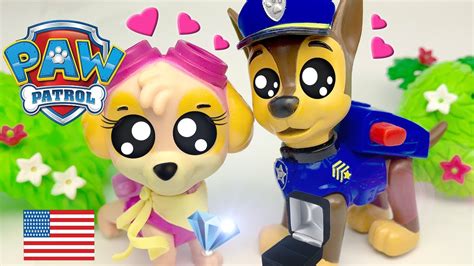 Chase Proposes To Skye Paw Patrol Gets Engaged Wedding Is On The Way