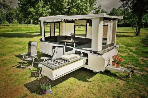 Pop Up Trailer Can Expand Into A Outdoor Party In Just 30 Seconds
