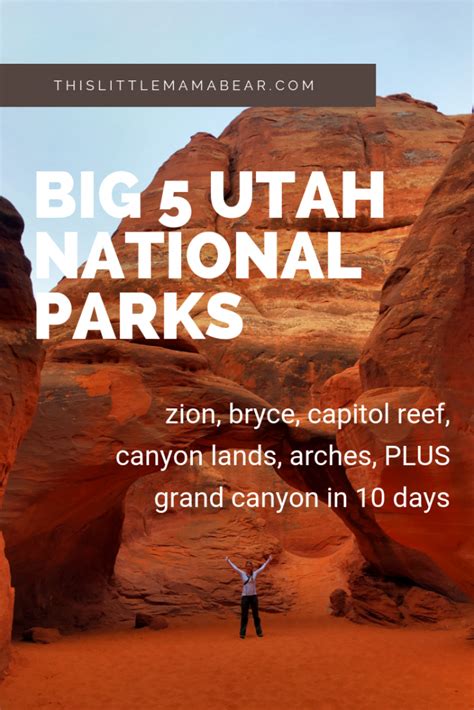 The Big 5 Utah National Parks Road Trip Itinerary This Little Mama