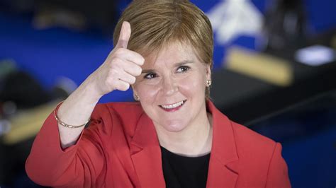 Nicola Sturgeon Re Elected As Scotlands First Minister