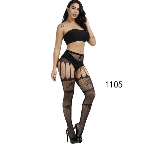 New Arrival Solid Stockings Women Sexy Thigh High Fishnet Nylon Long