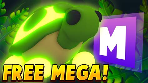 Free Mega Neon Turtle Adopt Me Free Mega Neon Legendary Pet Giveaway