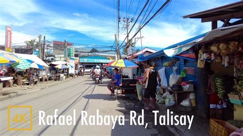 Rafael Rabaya Road Talisay City Cebu Philippines【4k】 Youtube