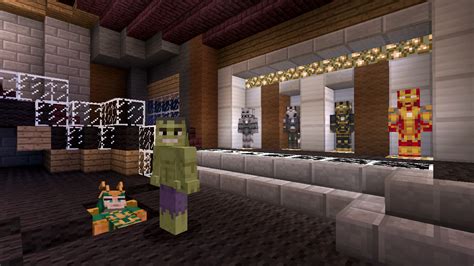 Minecraft Xbox 360 Getting Avengers Character Skins Screens Inside Vg247