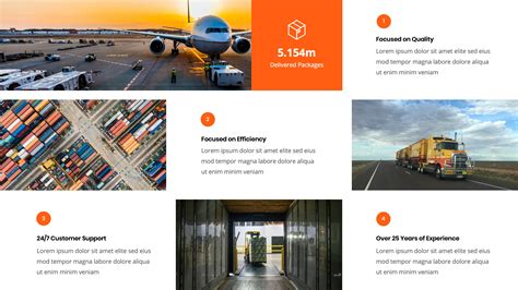 Logistics And Transport Powerpoint Template Presentation Templates