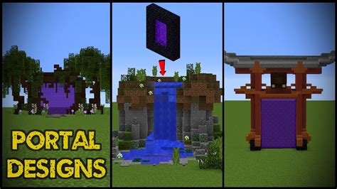 Do not worry, this time the designer tried to work out everything in detail and eventually you will get the opportunity to enjoy the interesting gameplay that will not make you bored. 11 Minecraft Nether Portal Designs! - YouTube