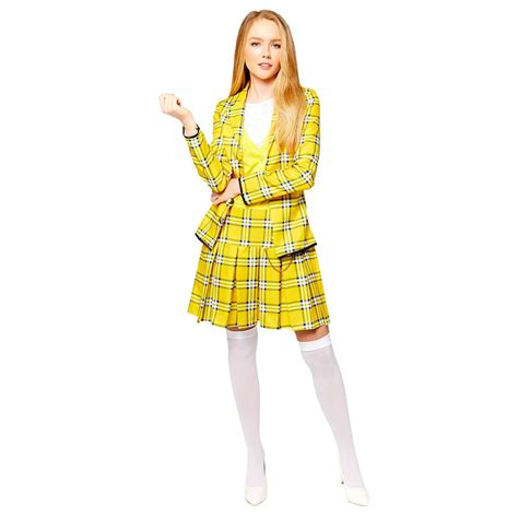 Official Adults Clueless Cher Costume Fancy Dress Vip