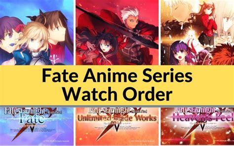 How To Watch The Complete Fate Anime Series In Order Icotech