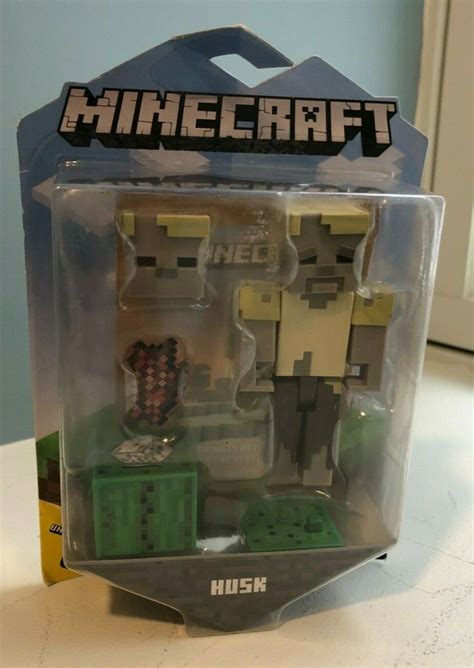 Mavin Minecraft Husk 325 Figure Mojang Mattel New With Swappable Faces