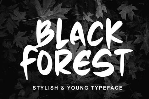 Black Forest Font By Fontherapy · Creative Fabrica