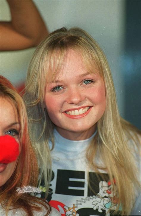 Emma Bunton Pictured At The Red Nose Day Appeal Launch In London Emma