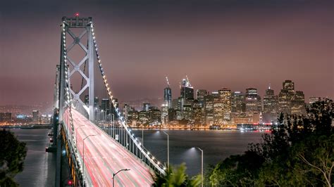 Golden Gate Bridge At Night Wallpapers Hd Wallpapers
