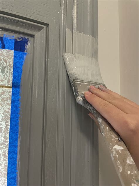 How To Paint A Fiberglass Door Best Kind Of Paint To Use Amanda Katherine