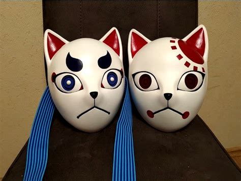 Tanjiros Giyus Fox Mask From Kimetsu No Yaiba 3d Model