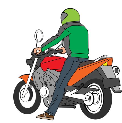 Gambar Kartun Ojek Motor | Galeriotto