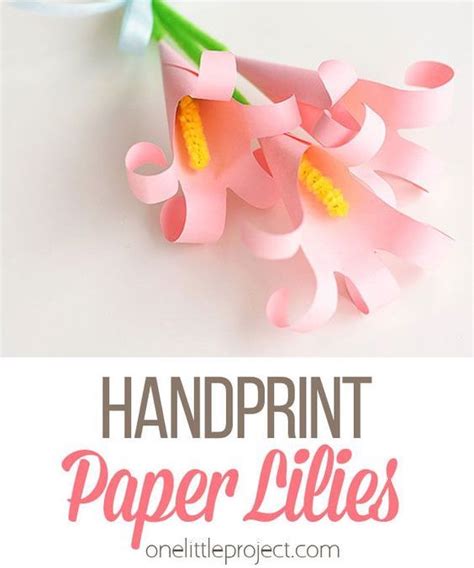 How To Make Handprint Lilies Home Garden Diy