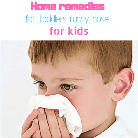 How To Cure Toddler Runny Nose Kathleen Browns Toddler Worksheets