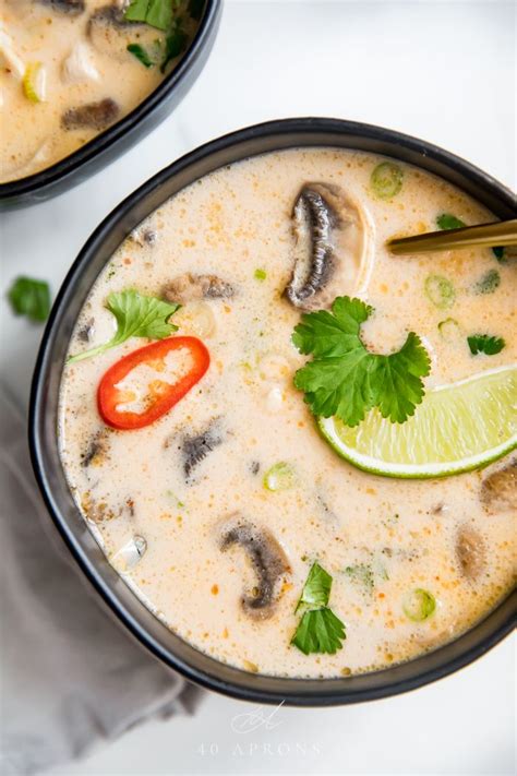 This is the best thai coconut soup i've had. Best Ever Tom Kha Gai Soup (Thai Coconut Chicken Soup) | Recipe in 2020 | Thai coconut soup ...