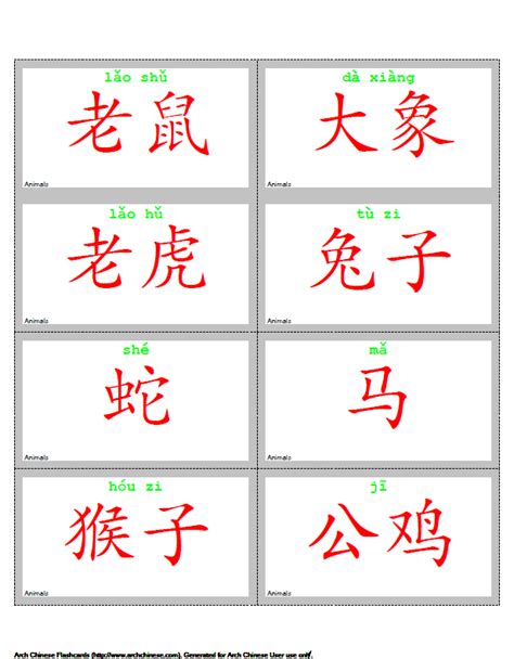 Arch Chinese Mandarin Chinese Flashcard Maker
