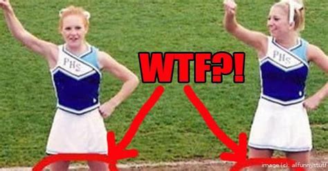 cheerleaders are usually hot and graceful but these are some cheerleaders that managed to fail