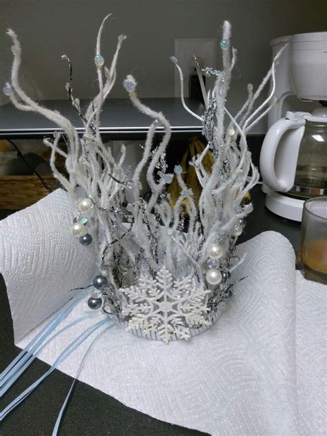 Just Had To Add Onto My Original Diy Snow Queen Crown Now It Is A