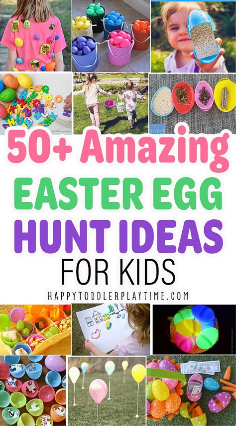 50 Amazing Easter Egg Hunt Ideas For Kids Happy Toddler Playtime