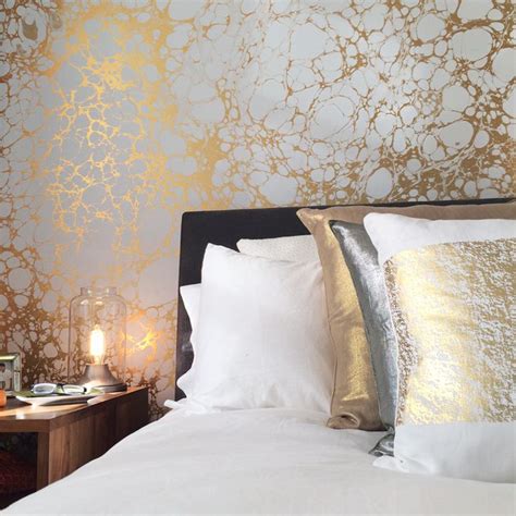 Calico Wallpaper Wabi Bedroom Marbled Marble Wallpaper