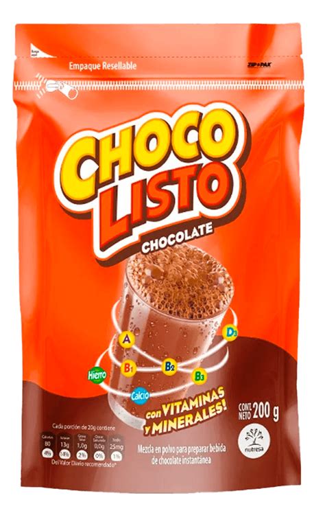 Chocolate Polvo Choco Listo 200g