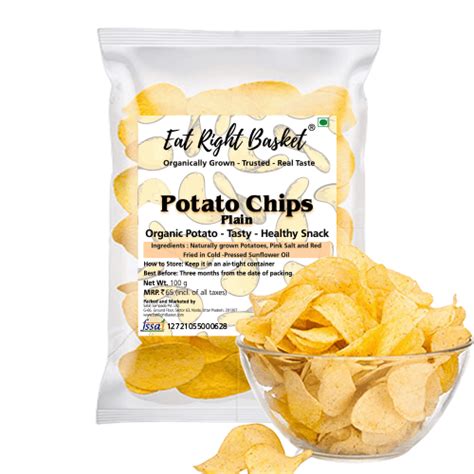 Potato Chips Plain Perfect Snack 100g