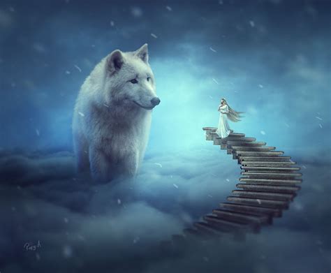 Making Of Fantasy Big Wolf Photo Manipulation Scene Effect In Photoshop
