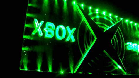 Led Custom Xbox 360 Signlogo Youtube