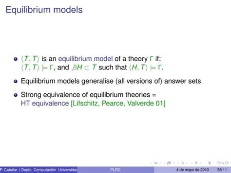 Equilibrium Model