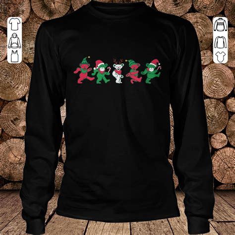 Their positions are quite obviously those a series of stylized dancing bears was drawn by bob thomas as part of the back cover for the album history of the grateful dead, volume one. Grateful dead dancing bears shirt, sweater, hoodie, longsleeve
