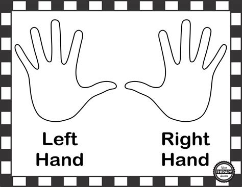 Get 80+ fun handwriting worksheets. Right or Left Hand Poster | Left, right handed, Teaching ...