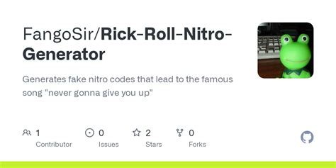 Github Fangosirrick Roll Nitro Generator Generates Fake Nitro Codes