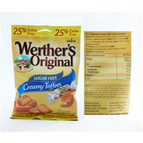 Werthers Original Sugar Free Creamy Toffees Online4pharmacy