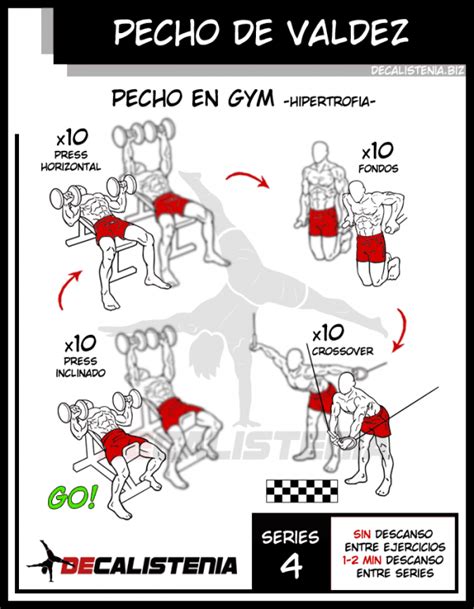 Pin en Rutinas Pecho