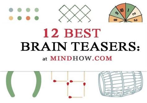 12 Challenging Brain Teasers For Adults With Answers Brain Teasers