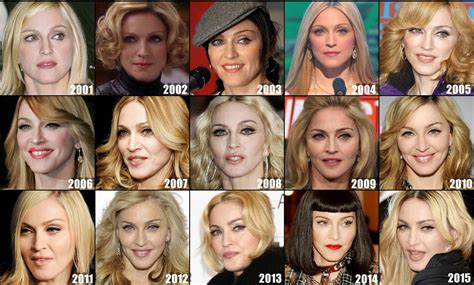 Madonnas Face Evolution The Last 15 Years By Confessiononmdna On Deviantart