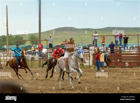 On The Crow Indian Reservation Crow Agency Montana Stock Photo Alamy