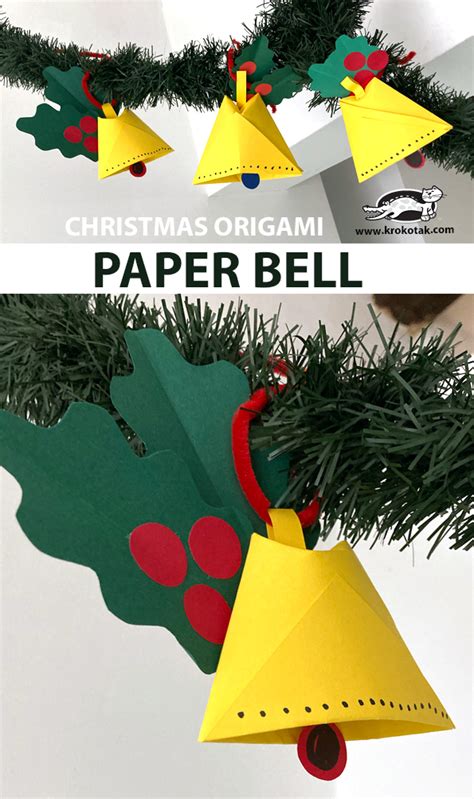 How To Make A Paper Bell Christmas Decoration