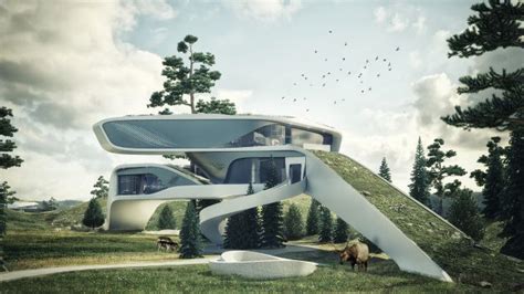 Future Home Design Evermotion Challenge Futuristic Home
