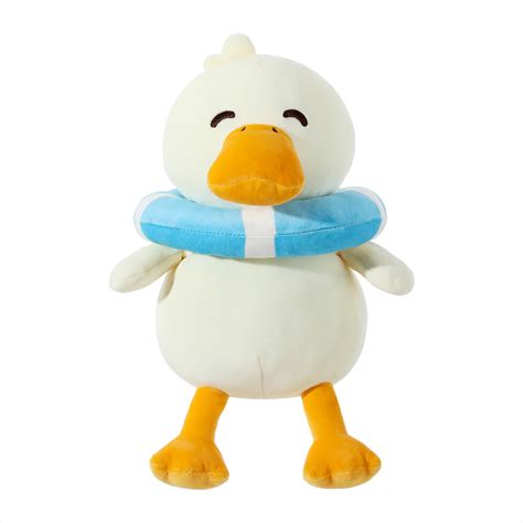 Miniso Diving Duck Seriesswim Ring Duck Plush Toy 2011425210101 Regu