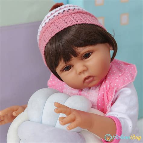 19 Inches Realistic Baby Dolls Toy For Kids Black Full Body Silicone