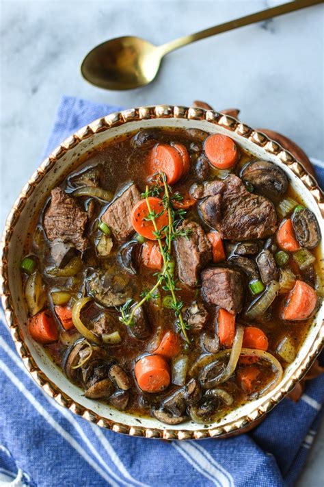 Clean out the frying pan and fry the beef in the remaining oil in batches until it is well. Healthy crock pot beef stew is simple, healthy and perfect for winter weather | Recipe | Healthy ...
