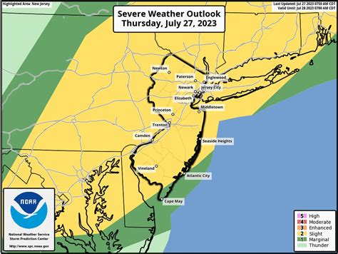 Nj Weather Severe Thunderstorm Watch Issued For 15 Counties Winds